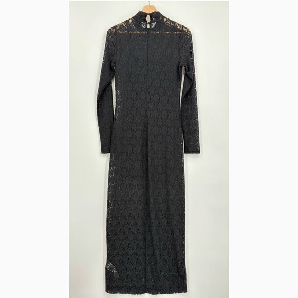 Abercrombie & Fitch Long Sleeve Lace Maxi Dress, Size Small - Picture 4 of 11
